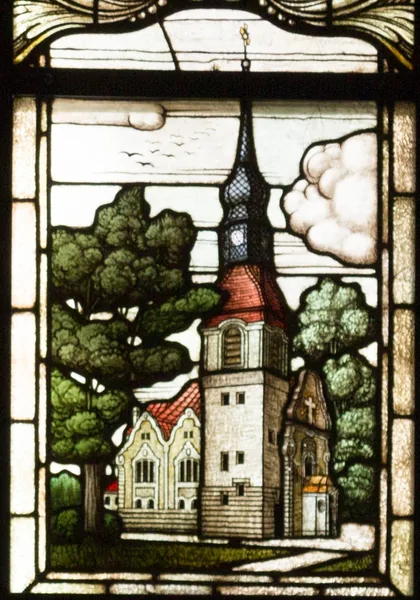 Fensterbild: Kirche Hohen Neuendorf